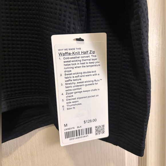 Lululemon Men’s “Waffle-Knit” Half Zip (M) *TRENDING* - Picture 13 of 14
